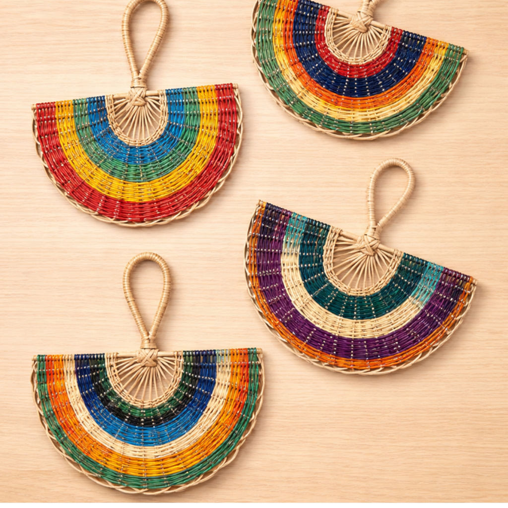 Leque Decorativo Artesanal