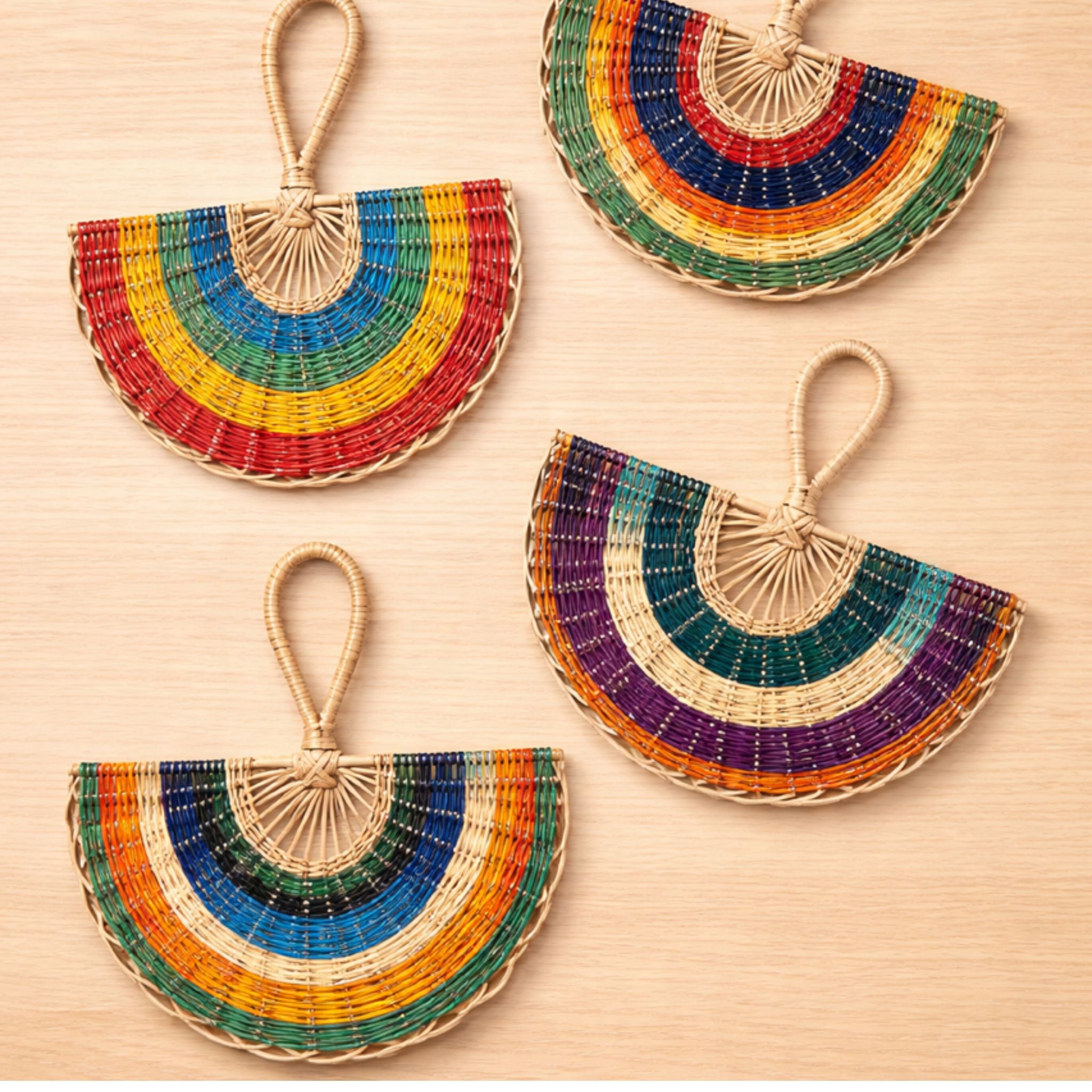 Leque Decorativo Artesanal