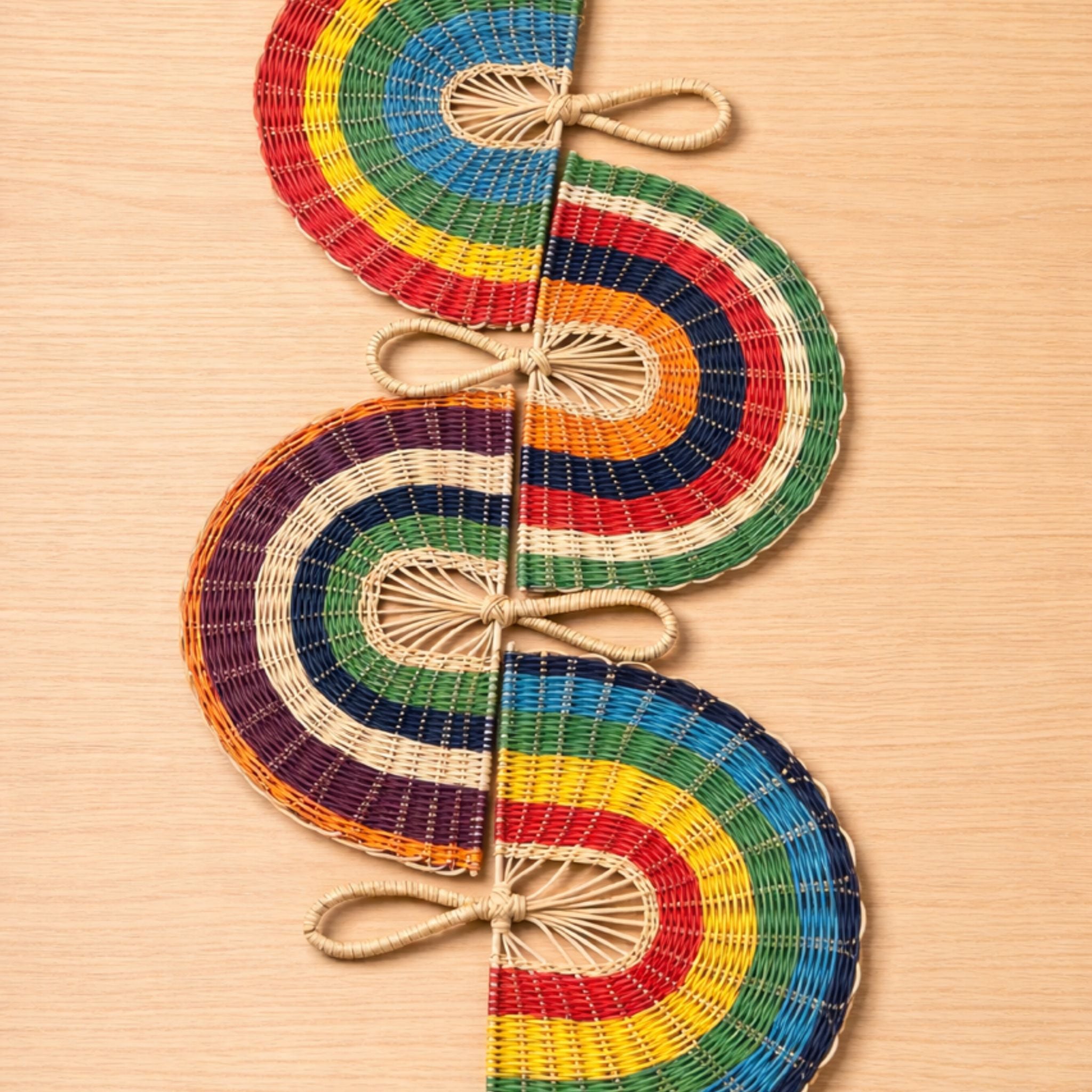 Leque Decorativo Artesanal