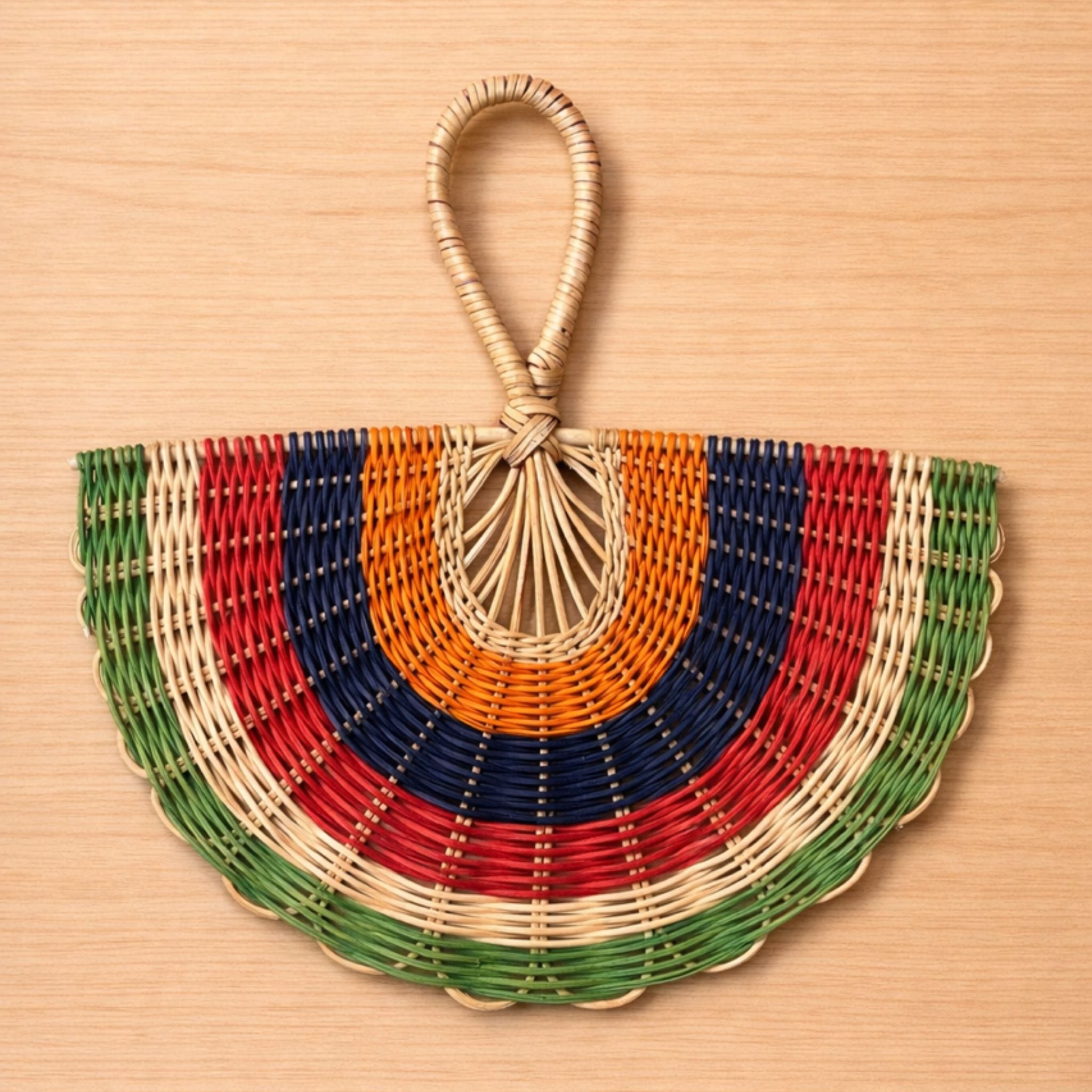 Leque Decorativo Artesanal
