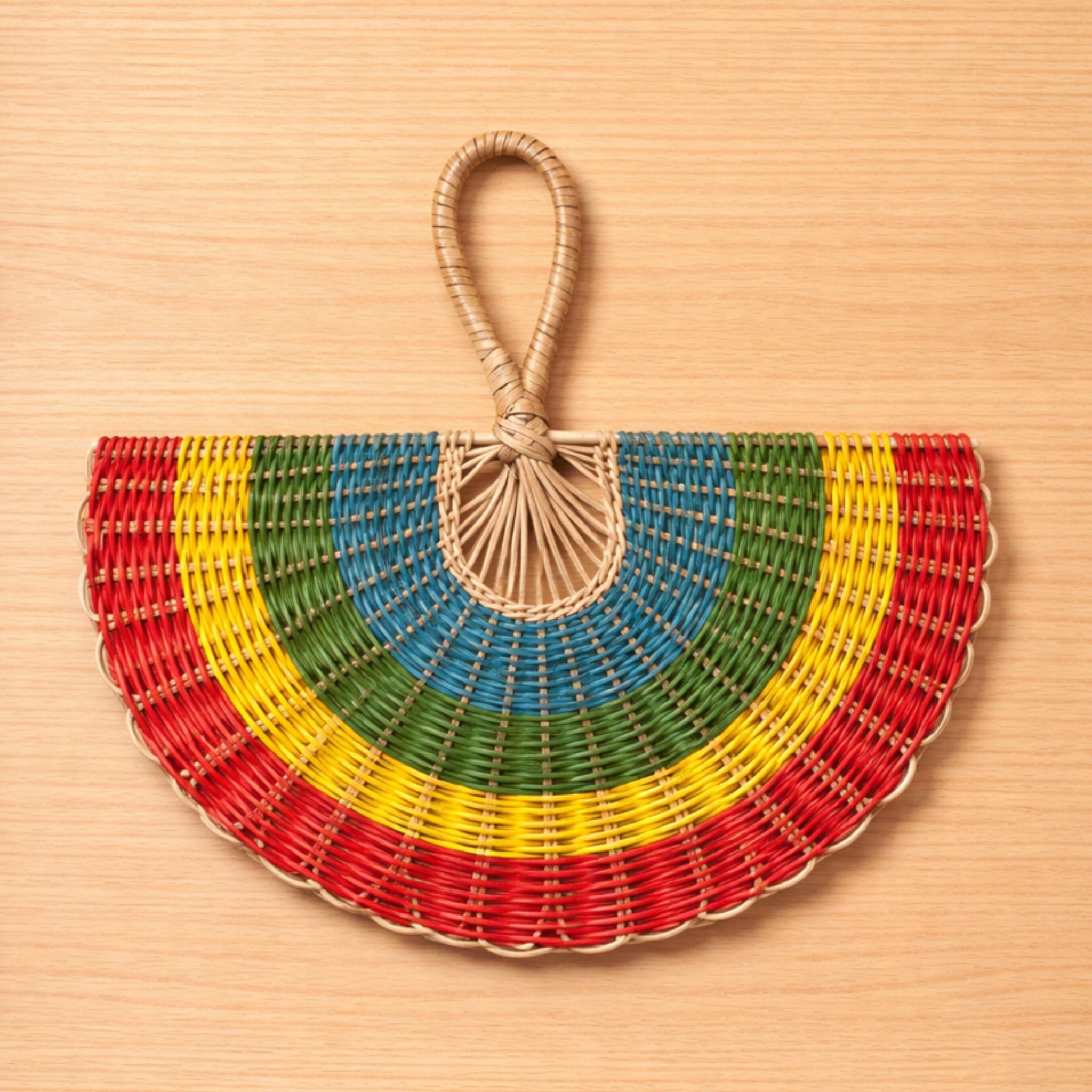 Leque Decorativo Artesanal